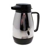 20 Ounce Chrome/Black Server (15-0209) Category: Thermal Beverage Server