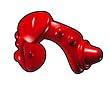 Red Medallion Coronet - LEGO Compatible Minifigure Pieces
