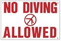 Pool Sign - No Diving