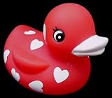 Red Valentine's Day Love Rubber Ducky