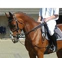 John Whitaker Rope Draw Reins-Oak Brown