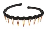 L. Erickson USA Polo Braid Zig Zag Headband - Black