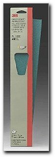 3M Green Corps Production Resin Sheet, 2 3/4 in x 17 1/2 in, Grade 36E, Pack of 5 Sheets