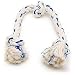 Booda Fresh N Floss 3 Knot Tug Rope Dog Toy, X-Large, Winter Mint
