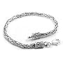 Antiqued Byzantine Sterling Silver Chain Link Bracelet