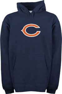 Chicago Bears Logo Premier Hooded Sweatshirt - X-Large