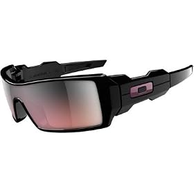 Oakley Oil Rig Sunglasses - Polished Negroid Frame/warm Grey Lenses