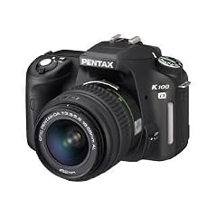 Pentax K100D SLR-Digitalkamera (6 Megapixel, Bildstabilisator) mit DA 18-55 / 3,5-5,6 Objektiv, schwarz
