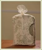 Baby Bib, Burp Cloth & Blanket Baby Gift Set - Sweet Green Toile