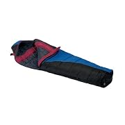 Wenzel Omega II/Great Falls Mummy 0-Degree Sleeping Bag with Hood (Blue, Black Charcoal, Berry)