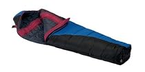 Wenzel Omega II/Great Falls Mummy 0-Degree Sleeping Bag with Hood (Blue, Black Charcoal, Berry)
