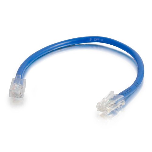C2G / Cables to Go 22685 Cat5E Non-Booted Patch Cable, Blue (7 Feet/2.13 Meters)