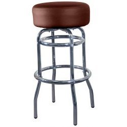 31 Retro Bar Stool - Set of 2 - Chocolate (Chocolate) (31H x 16.5W x 16.5D) 
