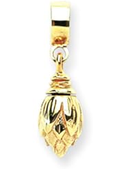 Ash Holder Charm in 14K Gold for 3mm Charm Bracelets