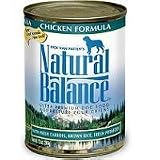 Natural Balance Ultra Premium Chicken Formula Canned Dog Food, Case of 12