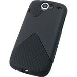 Hybrid Skin Cover for Nexus One, Black
