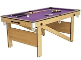 Pool Table 6ft Rolling Folding Lay Flat Tables Cp 6ag