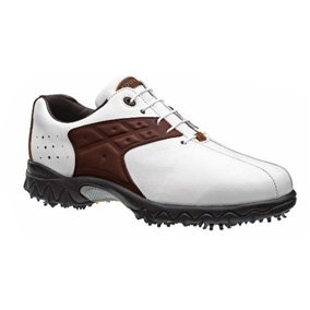 Contour Series Golf Shoe - Mens BROWN/WHITE 9 MEDIUM