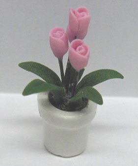 Image of Dollhouse PINK TULIP PLANT