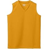 Ladies Wicking Mesh Sleeveless Custom Basketball Jersey GOLD WM