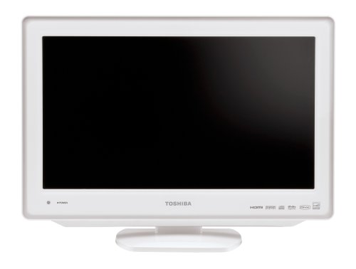 Toshiba 22LV611U 22-Inch 720p LCD TV with Built in DVD Player, White