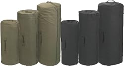 Side Zipper Military Heavy Weight Duffle Bags