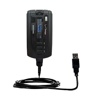 Classic Straight USB Cable for the Samsung SCH-A930 with Power Hot Sync and Charge capabilities – uses Gomadic TipExchange Technology