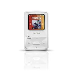 SanDisk Sansa Clip Zip MP3-Player 4GB (2,8 cm (1,1 Zoll) Display, Radio) wei�