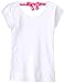 Dream Star Big Girls' Screen Tee with Chiffon Overlay and Tie Back