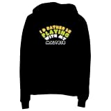 I'D RATHER BE PLAYING WITH MY Maltese Dogs Womens Hoodie (Black, X-Small - XXX-Large)