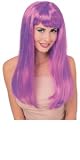 Long Purple Glamour Wig