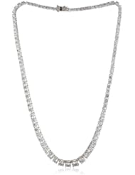 CZ by Kenneth Jay Lane "Basic Cubic Zirconia" Graduated Necklace