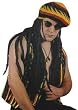 Rasta Outfit - Dreadlocks and Set - Unisex Costume Wig Fun!