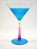 Turquoise Martini Glass