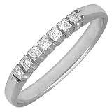Forzieri 18K White Gold Diamond Band