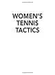 Women's Tennis Tactics
