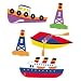 Olive Kids Boats and Buoys Wallies Wallpaper Mural