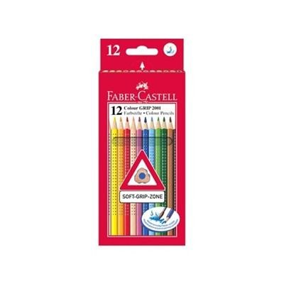 Childrens Toyshop  Spielwaren : Faber Castell 112412 - Farbstifte Colour Grip 2001 12er Kartonetui