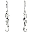 Sterling Silver Seahorse Dangle Earrings