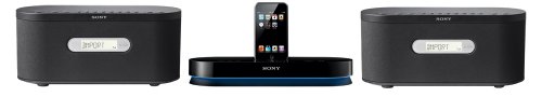 Sony AIR-SA20PK S-AirPlay Digital Wireless Speaker System for iPod (Black)