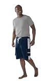 NFL Men's Denver Broncos Swimwear Shorts (Navy, Large)