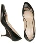 Giuseppe Zanotti black leather cut-out pumps