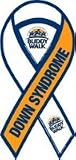 Buddy Walk Down Syndrome Awareness 2 in 1 8 Ribbon Car Magnet