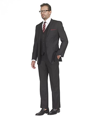 Mens 2 Button 3 piece Slim Fit Suit