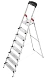 Produkt-Bild: Hailo 8818-001 Haushaltsleiter XXL 8 extra tiefe Stufen