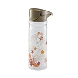 Tritan Designer Water Bottle - 24 oz Floral with Flip Lid