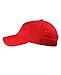 Nyfashion101 (TM) Unisex Adjustable 6-Pannel Low-Profile Baseball Cap LOW100-Red