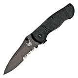 Benchmade - Apparition, Black G-10 Handle, Black Blade, ComboEdge
