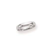 Platinum 4mm Comfort Fit Men's Wedding Band