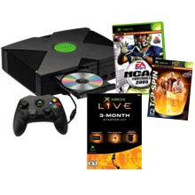 XBOX Console with XBOX Live Starter Kit and 2 FREE Games!